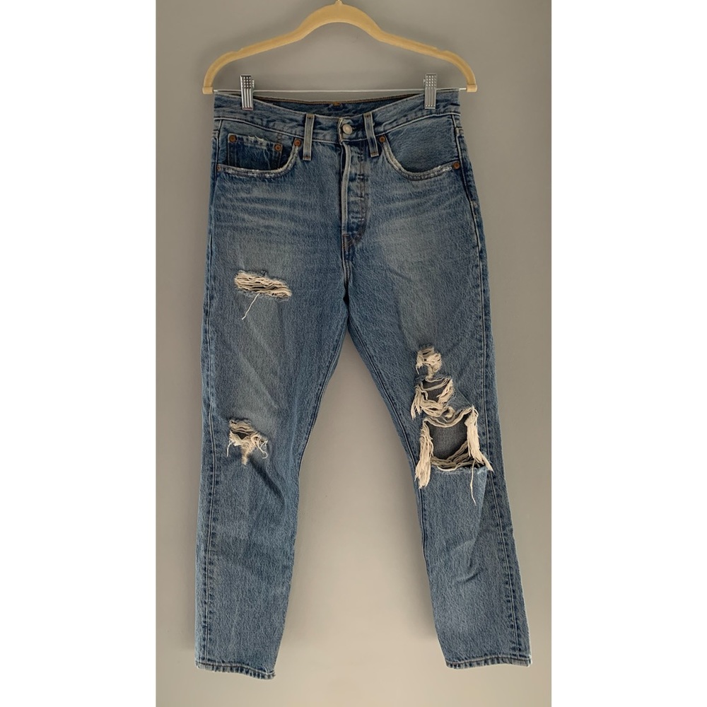 Levi’s 501 Skinny Distressed Jeans W27 L28